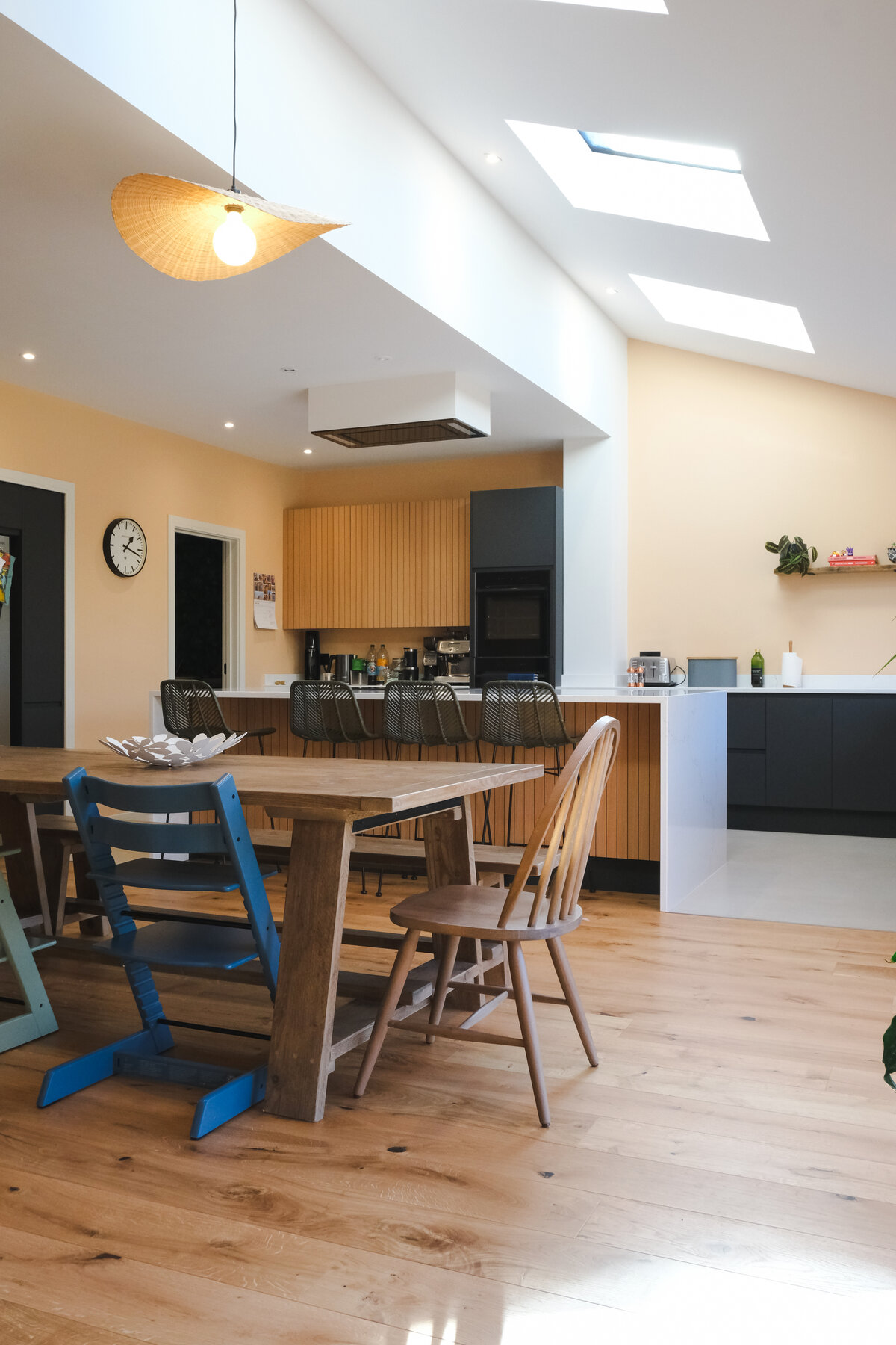 Kitchen interior in the renovated Bell Barn Road property, Bristol