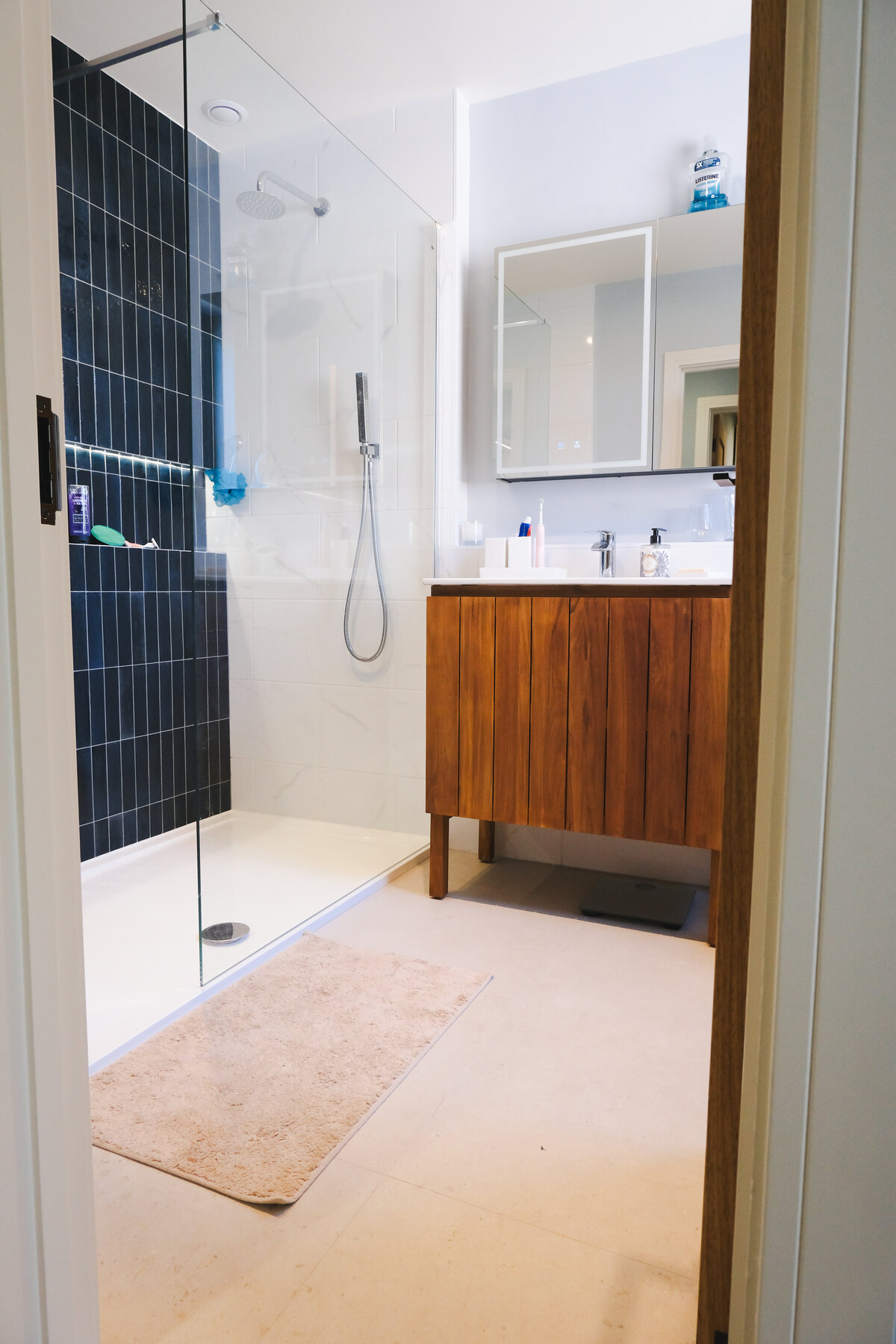 Finished bathroom in the Bell Barn Road home renovation, Bristol