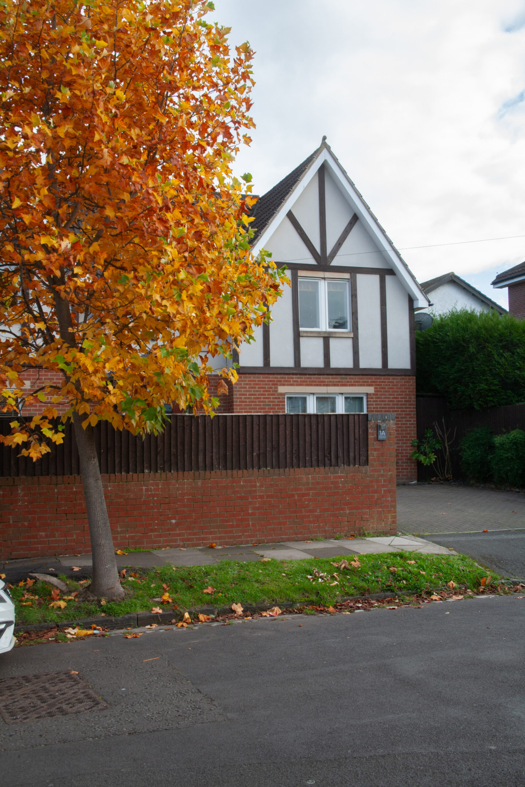 Front exterior of the new build home at Cedar Park, Stoke Bishop, Bristol