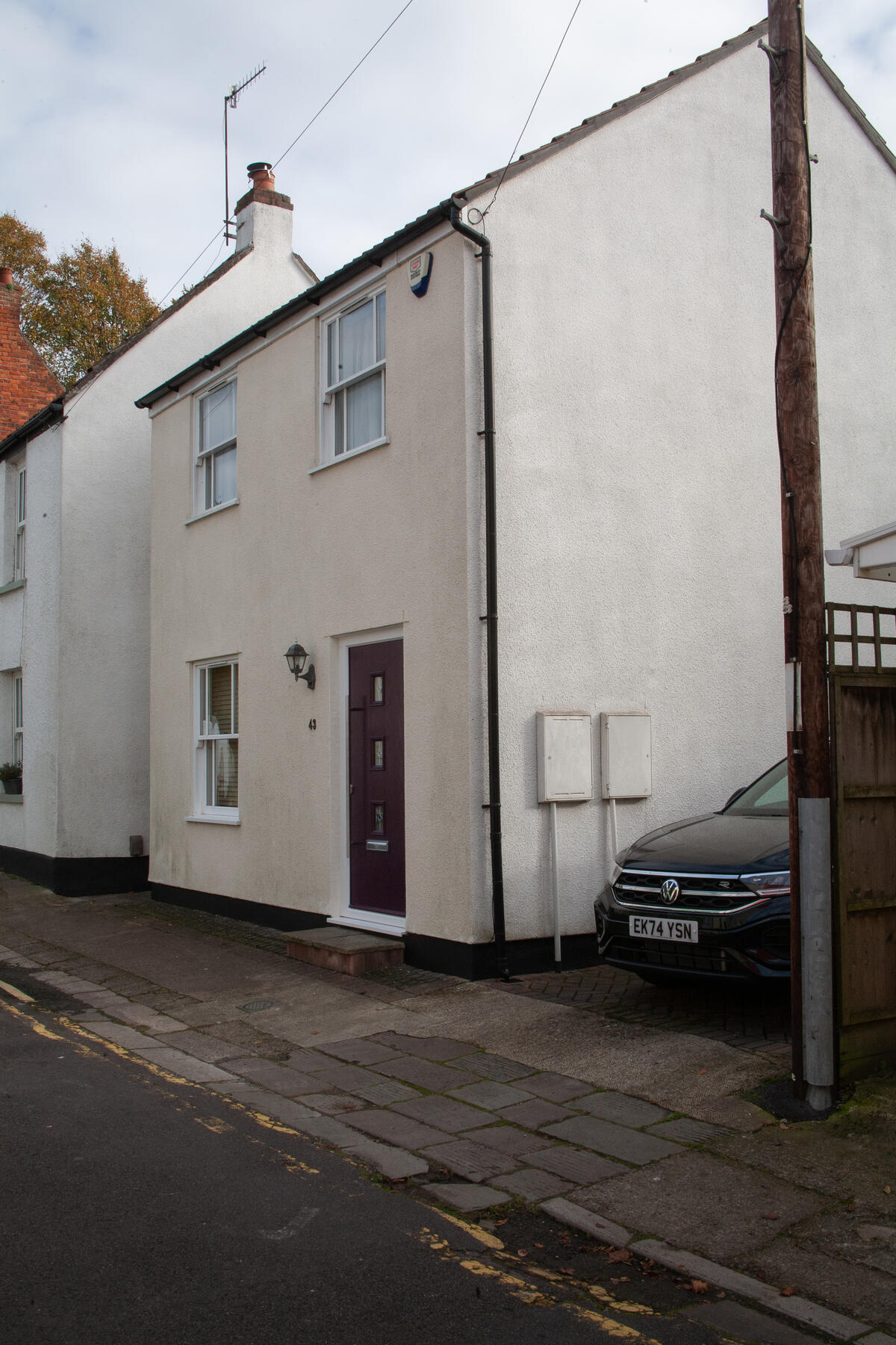 Street-facing exterior of the new build home at Church Lane, Westbury-on-Trym, Bristol