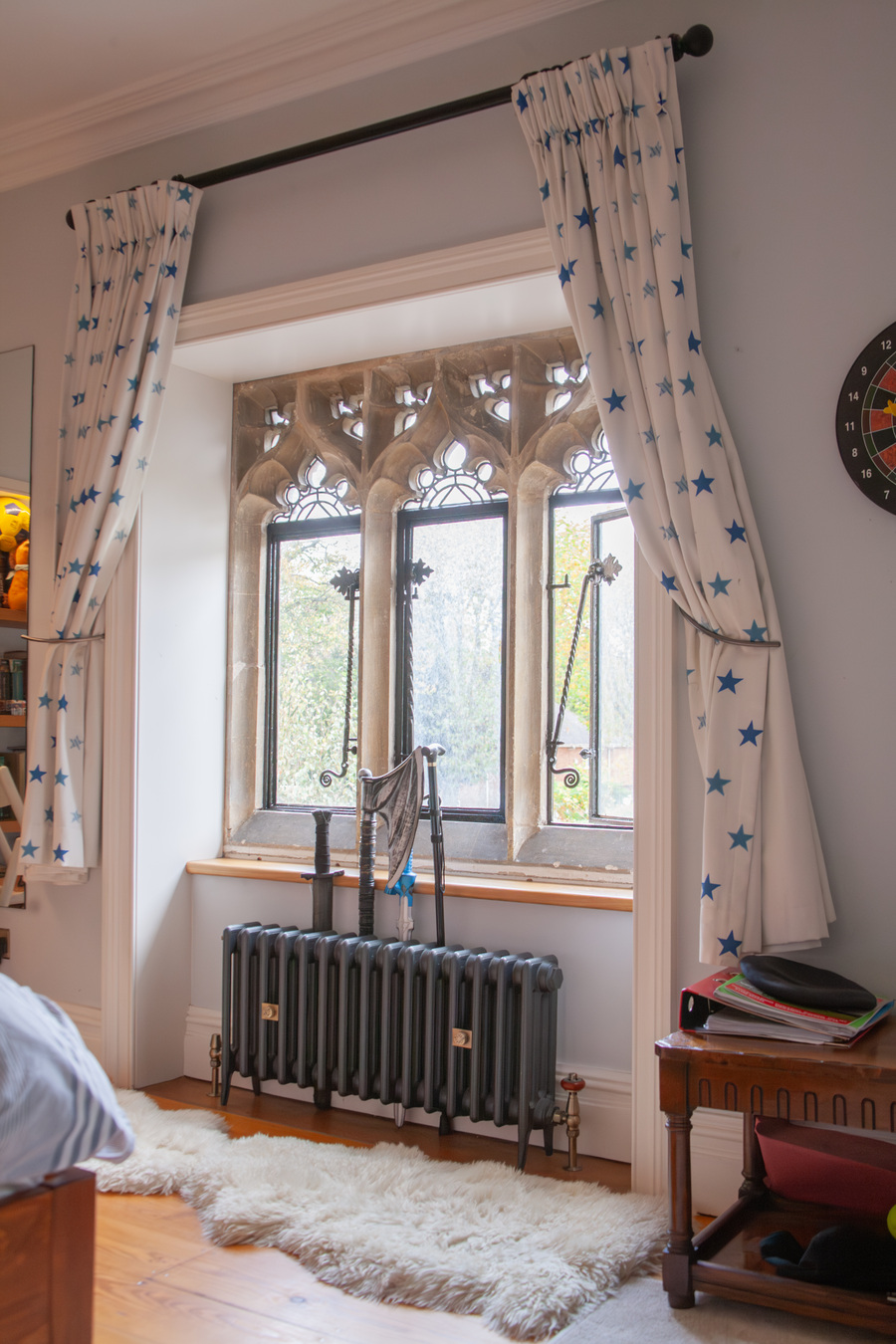 Window frame detail in the Durdam Lodge renovation, The Downs, Bristol.