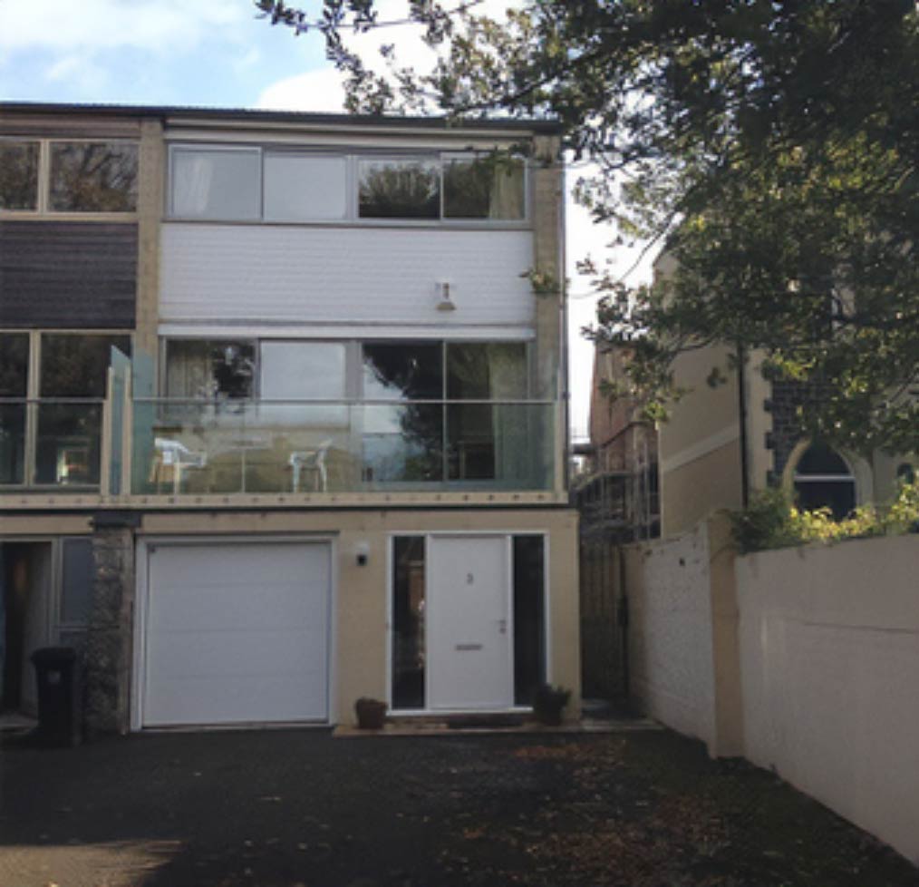 Exterior view of the extended home at The Avenue, Clifton, Bristol