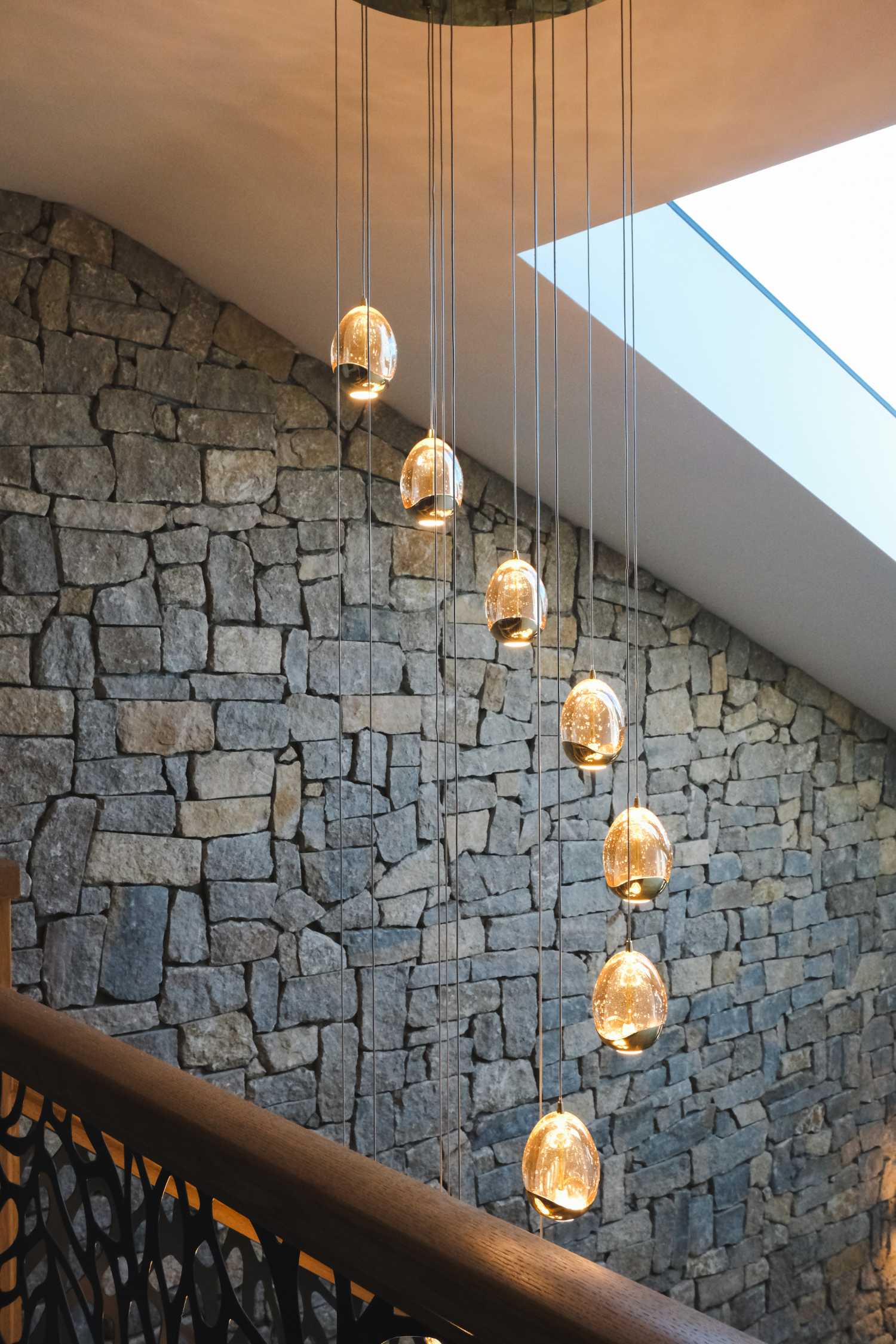 Living space in a renovated barn in Abbots Leigh, Bristol