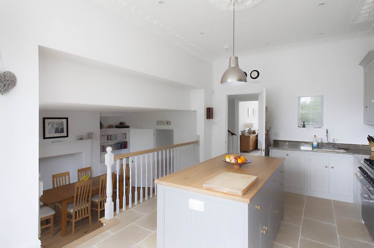 Interior view of the refurbished home at Elgin Park, Redland, Bristol