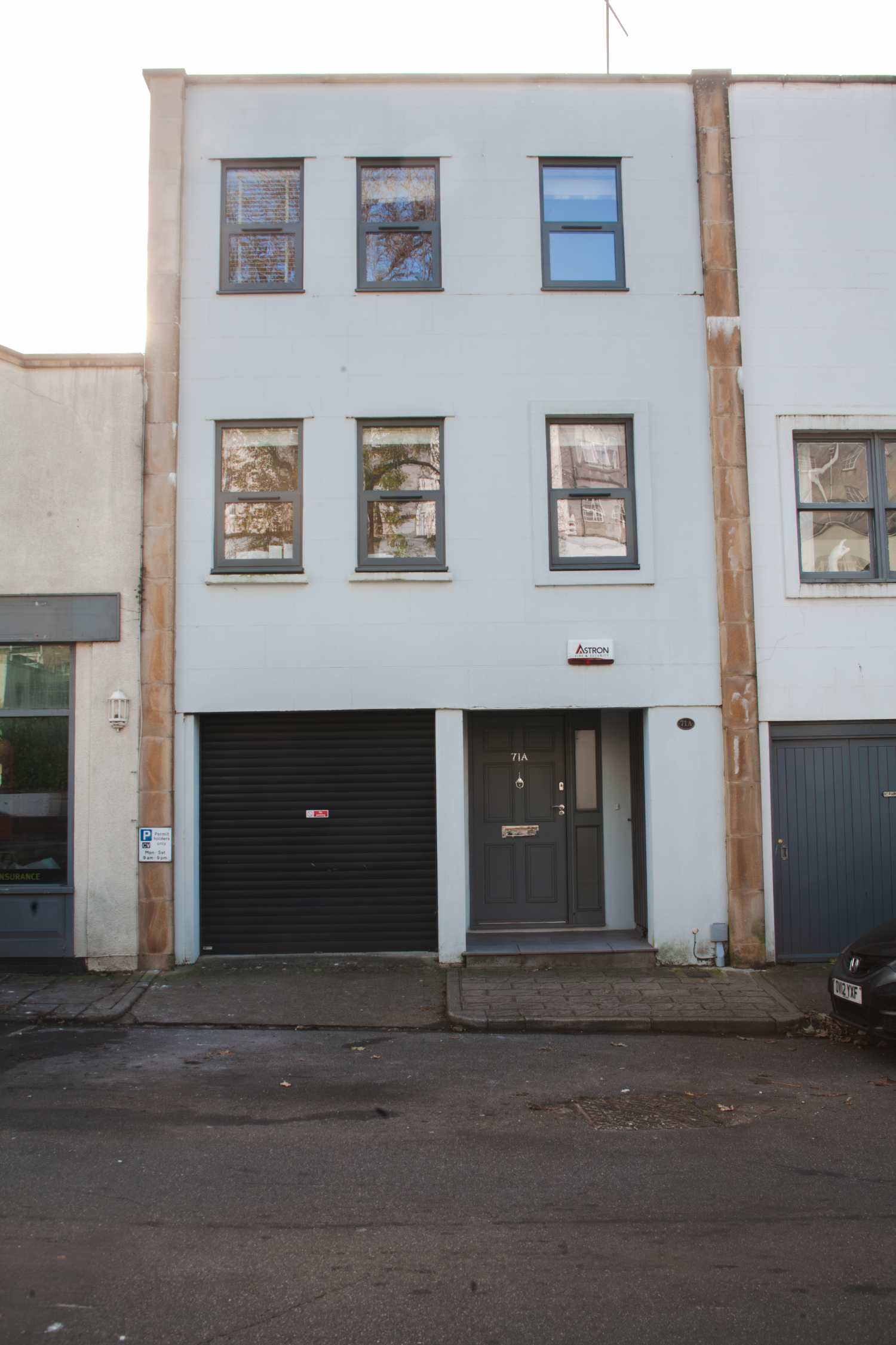Street view of renovated home at Princess Victoria Street, Clifton, Bristol