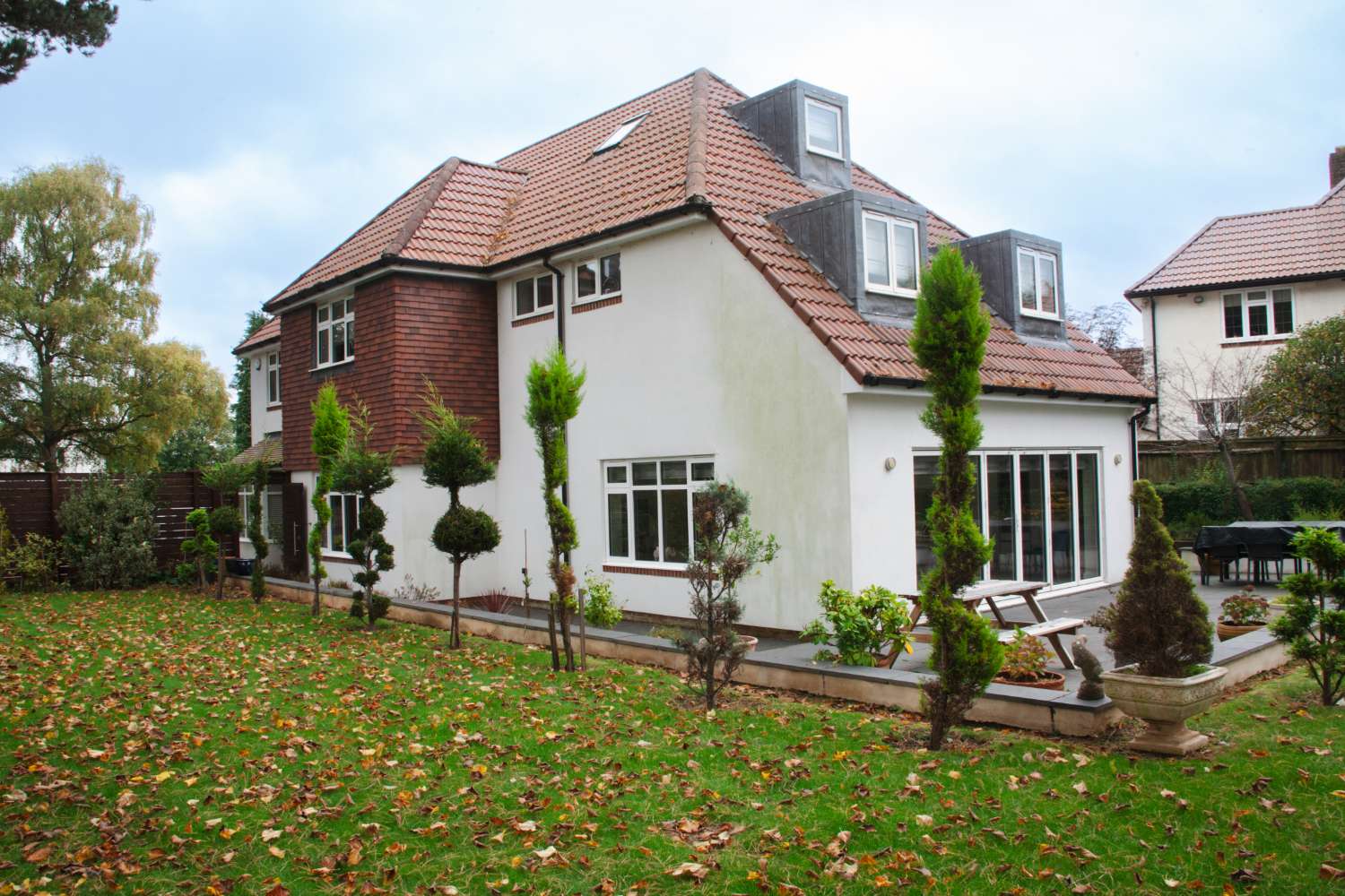 Rear exterior of the new build property at Wills Lane, Stoke Bishop, Bristol