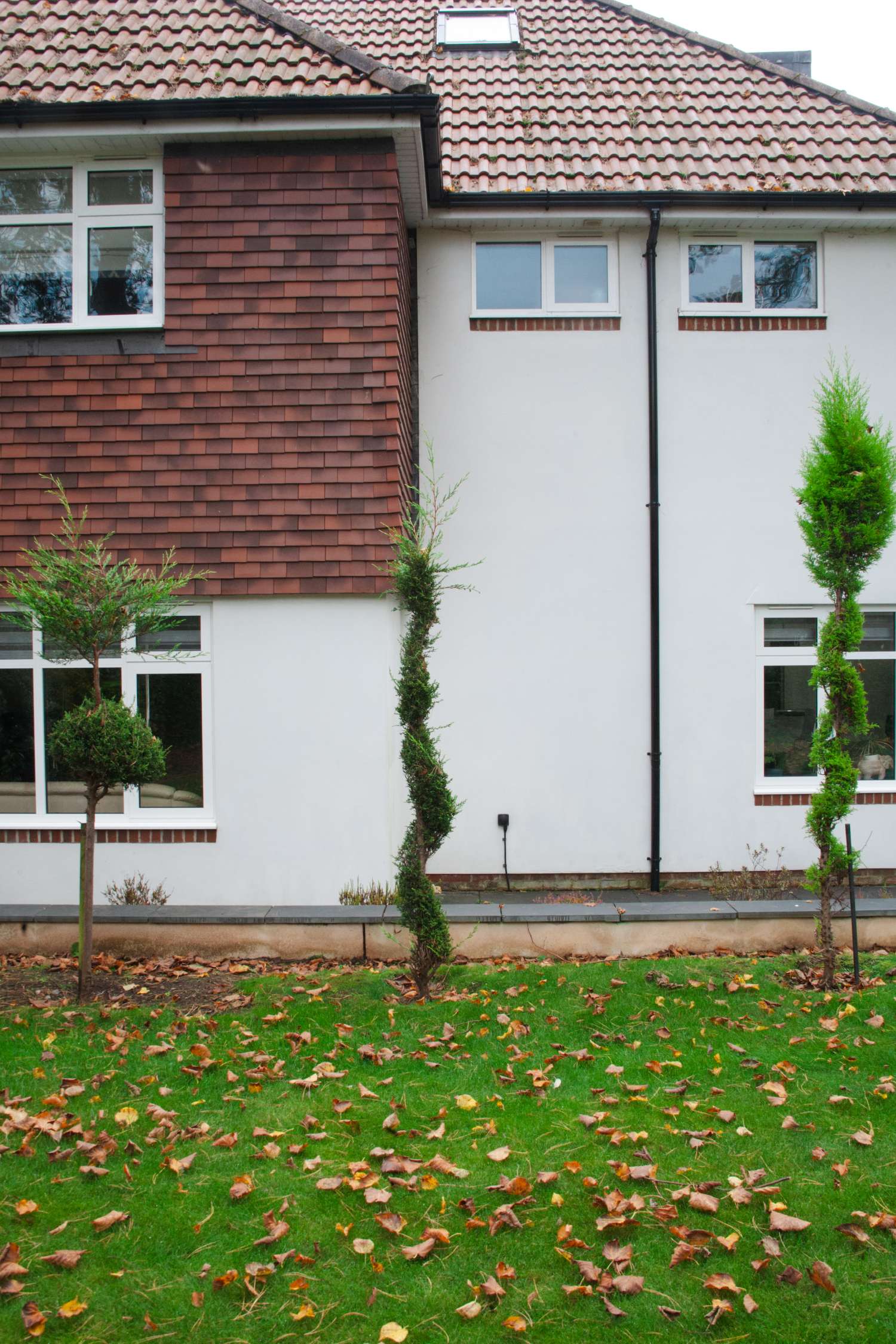 Side exterior of the new build property at Wills Lane, Stoke Bishop, Bristol