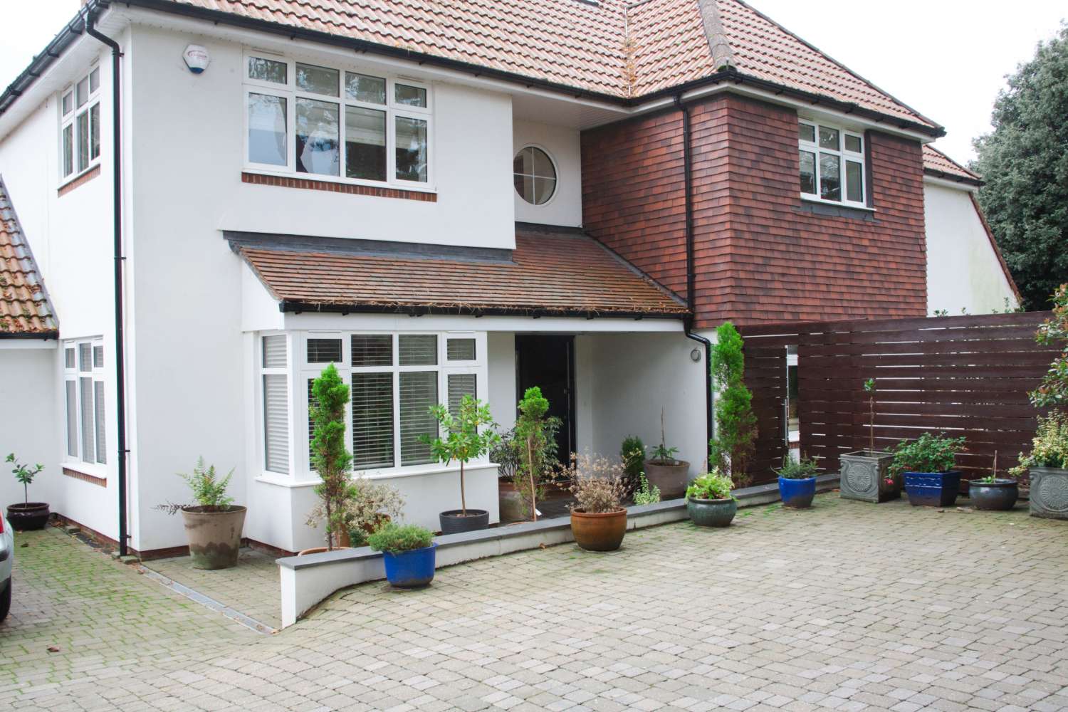Front exterior of the new build home at Wills Lane, Stoke Bishop, Bristol